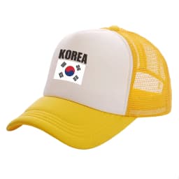 South Korea Trucker Caps Men South Korea National Hat Baseball Cap Cool Summer Unisex Mesh Net Caps