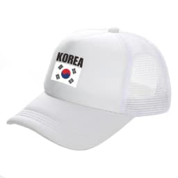South Korea Trucker Caps Men South Korea National Hat Baseball Cap Cool Summer Unisex Mesh Net Caps