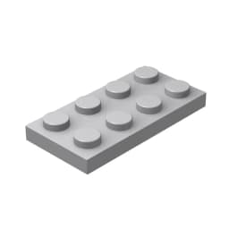 MOC 3020 Assembles Particles  Accessories Components 2x4 Normal Board 20PCS Bricks Colorful Building Blocks Educational Toy City