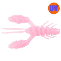 B&U 70mm Soft Fishing Lures Craws Shrimp UV Light Soft Plastic Bait Wobblers Bass Lures Saltwater Sea Fishing Silicone Baits