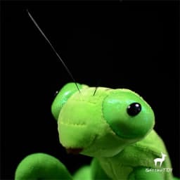 Green Mantis High Fidelity Chinese Praying Mantis Plushie Chinese Mantis Plush Toy Lifelike Stuffed Animal Doll Toy Gift