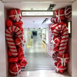6Pcs Large Christmas Balloons Candy Cane Foil Balloon Christmas Windmill Candy Globos Kids Toy New Year Christmas Decorations