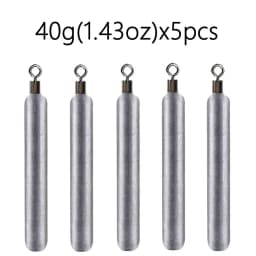 5pcs/lot 3.5g 5g 7g 10g 14g 20g 30g 40g Fishing Weights Sinkers Carp Fishing Baits Sinker Fishing Tackle Accessories