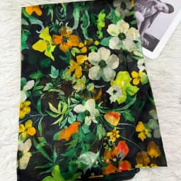 BYSIFA| White 100% Mulberry Silk Scarf Shawl Women New Floral Design Summer Long Beach Shawl Luxury Ladies Neck Scarves Hijabs