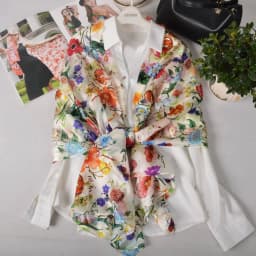 BYSIFA| White 100% Mulberry Silk Scarf Shawl Women New Floral Design Summer Long Beach Shawl Luxury Ladies Neck Scarves Hijabs