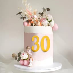 1Set 0-9 Number Gold Acrylic Cake Topper for Wedding Anniversary Birthday Party Cake Decoration Digital Cupcake Toppers Flag