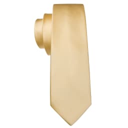 Fashion Silk Men Tie Set Gold Yellow Orange Solid Paisley Striped Plaid Floral Necktie Pocket Square Cufflinks Wedding Business