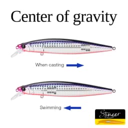 TSURINOYA Hot Sale Floating Minnow Fishing Lure STINGER 120F 120mm 19g Ultra-long Casting Saltwater Hard Baits