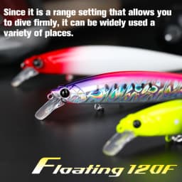 TSURINOYA Hot Sale Floating Minnow Fishing Lure STINGER 120F 120mm 19g Ultra-long Casting Saltwater Hard Baits