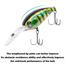 TSURINOYA 60F Crankbait Fishing Lure 60mm 16.6g CHASER 0-3m Long Casting Floating Artificial Hard Bait Bass Pike Ajing Crank