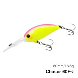 TSURINOYA 60F Crankbait Fishing Lure 60mm 16.6g CHASER 0-3m Long Casting Floating Artificial Hard Bait Bass Pike Ajing Crank