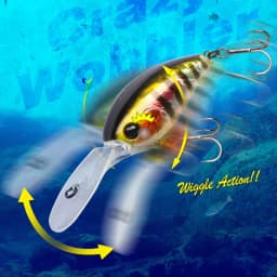 TSURINOYA 60F Crankbait Fishing Lure 60mm 16.6g CHASER 0-3m Long Casting Floating Artificial Hard Bait Bass Pike Ajing Crank