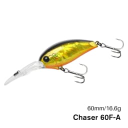 TSURINOYA 60F Crankbait Fishing Lure 60mm 16.6g CHASER 0-3m Long Casting Floating Artificial Hard Bait Bass Pike Ajing Crank