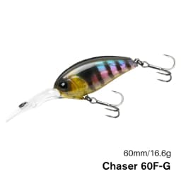 TSURINOYA 60F Crankbait Fishing Lure 60mm 16.6g CHASER 0-3m Long Casting Floating Artificial Hard Bait Bass Pike Ajing Crank
