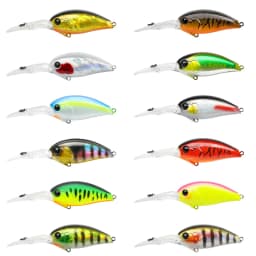 TSURINOYA 60F Crankbait Fishing Lure 60mm 16.6g CHASER 0-3m Long Casting Floating Artificial Hard Bait Bass Pike Ajing Crank