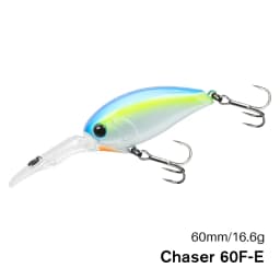 TSURINOYA 60F Crankbait Fishing Lure 60mm 16.6g CHASER 0-3m Long Casting Floating Artificial Hard Bait Bass Pike Ajing Crank