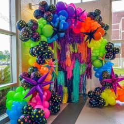 1Set Neon Balloons Neon Glow UV Glow Balloons Garland Arch Kit Fluorescent Globos Blacklight Birthday Party Decor Baby Shower