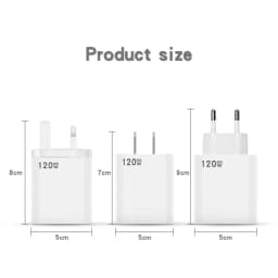 Gan 120W USB Charger Super fast Charging Adapter For Xiaomi Civi 12t 11t Redmi Note 11 Pro+ 11T Pro iphone samsung Type C Cable