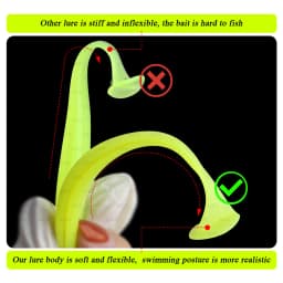 QXO Fishing Soft Lure Worm With Box Silicone Bait Swimbait Streamer Sea Fishing Spoon Lure 7cm 10cm Wobbler Set