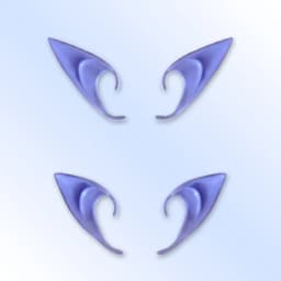 Cosplay Avatar Ears Colorful Shiny Movie Avatar 2 the Way of Water Cosplay Accessories Elven Ears