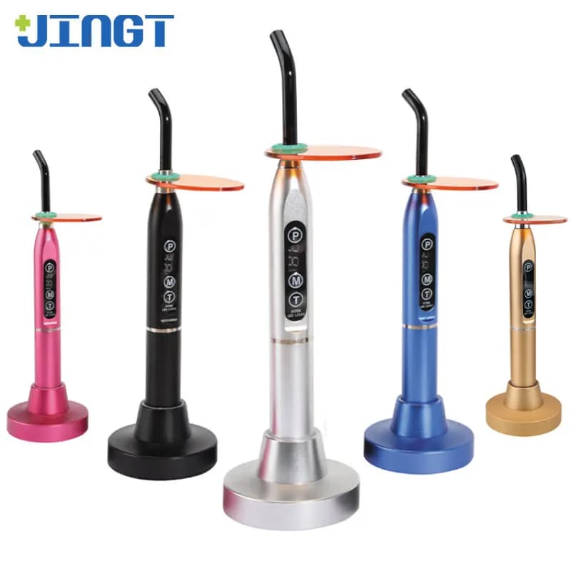 JINGT Dental Light Curing Machine Oral Photopolymerization Lamp Teeth Whitening Resin Wireless Filling Tooth Dental Equipment