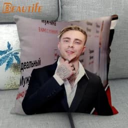 New Arrival Egor Kreed Pillowcase Bedroom Home Decorative Cover 45x45cm Square Zipper Pillow Cases Cotton Linen Fabric No Fade