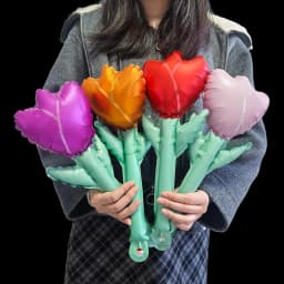 10pcs Mini Rose Flower Balloons Rose Shaped Balloons Birthday Wedding Balloon Mother's Day Decoration Baby Shower Party Supplies