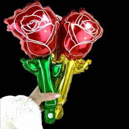 10pcs Mini Rose Flower Balloons Rose Shaped Balloons Birthday Wedding Balloon Mother's Day Decoration Baby Shower Party Supplies