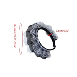 Girls Lace Hair Hoop with Multilayer Lace Headdress Cute Maid Headpiece Anime Gothic Cosplay Headband Dropshipping