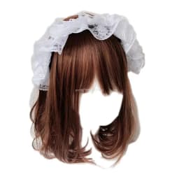 Girls Lace Hair Hoop with Multilayer Lace Headdress Cute Maid Headpiece Anime Gothic Cosplay Headband Dropshipping