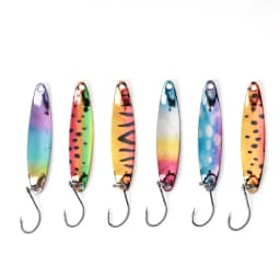 1Pcs 2.5/3.5/5g Mini Wobbler Sequin Spoon Lure Hard Bait Spinnerbait Isca Artificial Pesca Wobblers Fly Fishing Tackle 5 Colors