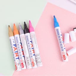 12 Colors Permanent Paint Marker Pen for CD Car Motorcycle Tyre Waterproof 3.0mm 1 Piece