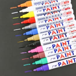 12 Colors Permanent Paint Marker Pen for CD Car Motorcycle Tyre Waterproof 3.0mm 1 Piece