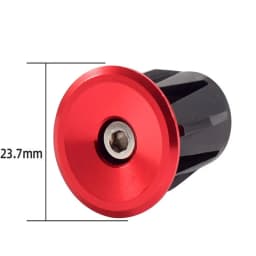 1 Pair Bicycle Handle Bar Cap End Plugs Aluminum Handlebar Stopper 6 Colors Handlebar Cap Plugs Bicycle Accessories