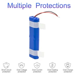 New Rechargeable Battery For ILIFE V3s V5s V8s DF45 DF43 V3 X3 V50 V55 V5L Pro 14.8V 3200mAh/3.5ah Robot Vacuum Cleaner Battery