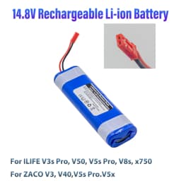 New Rechargeable Battery For ILIFE V3s V5s V8s DF45 DF43 V3 X3 V50 V55 V5L Pro 14.8V 3200mAh/3.5ah Robot Vacuum Cleaner Battery