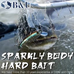 B&U 125mm SARUNA Floating Minnow Fishing Lure Hard Bait Minnow Wobbler Swimbait Saltwater Fishing For Seabass