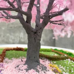 10-25cm simulation cherry blossom tree model Cherry tree Japanese doll house decor landscape animation garden scenery diorama