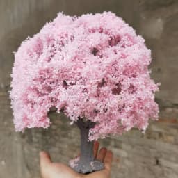10-25cm simulation cherry blossom tree model Cherry tree Japanese doll house decor landscape animation garden scenery diorama