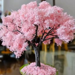 10-25cm simulation cherry blossom tree model Cherry tree Japanese doll house decor landscape animation garden scenery diorama