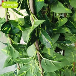 Artificial Plants Vine Green Leaf Withered Vine Wall Hanging Decorative Vine Home Indoor Room Bedroom Outdoor Balcony Garden Ivy
