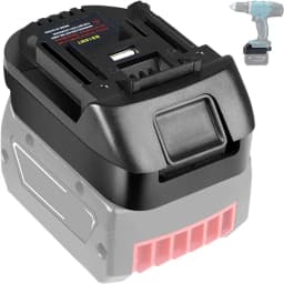 New BS18MT Battery Adapter Converter USB For Bosch 18V BAT619G/620 Batteries Convert To For Makita 18V BL 1860 Lithium Battery
