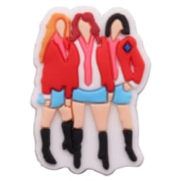 1-6pcs Mexico RBD Band PVC Accessories Shoes Charms Animals Lovely Panda Slippers Shoe Buckle fit Holiday Gift