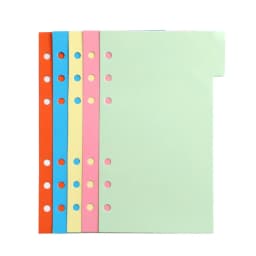 A4 A5 B5 A6 Color Index Page Craft Classification Page Loose-Leaf Book Separator Sheet Handbook Separator Office Accessories