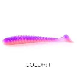 Supercontinent Impact Ring Shad Fishing Lure Soft 63mm 80mm 97mm Plastics Baits Swimbait Jigging Lure Artificial Baits