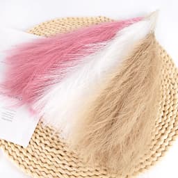 30/15 Faux Pampas Grass 42cm Artificial Pompous Grass Fake Pompass Branch Vase Filler Flower Arrangement for Home/Wedding Decor