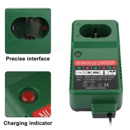 Battery Charger for Makita 6010D 6261D 6226DWE 6270D 6270DWE 6271D 6271DWE Replacement Charger 7.2V 9.6V 12V 14.4V 18V