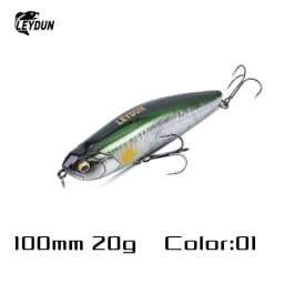 LEYDUN Z-Claw Floating Pencil Fishing Lures 86mm 100mm 120mm Topwater Hard Baits Surface Stickbait Good Action Bass Wobblers