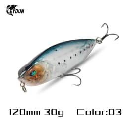 LEYDUN Z-Claw Floating Pencil Fishing Lures 86mm 100mm 120mm Topwater Hard Baits Surface Stickbait Good Action Bass Wobblers