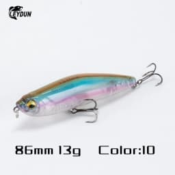 LEYDUN Z-Claw Floating Pencil Fishing Lures 86mm 100mm 120mm Topwater Hard Baits Surface Stickbait Good Action Bass Wobblers